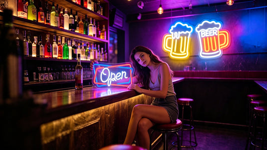 The “OPEN” Neon Sign: A Welcoming Glow for Modern Businesses