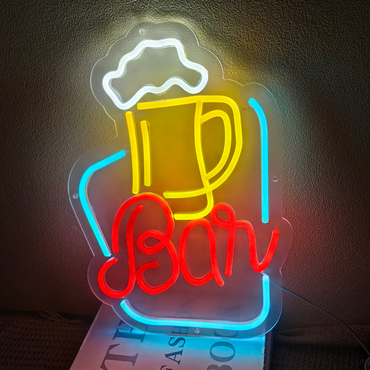 Custom LED Neon Sign - Bar & Lounge